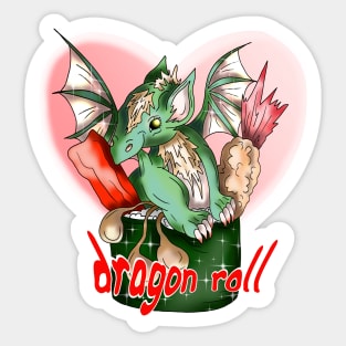 dragon roll sushi Sticker
